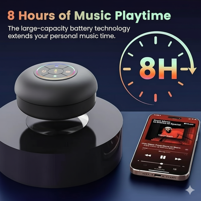 Large Suction Cup Waterproof Bluetooth Speaker